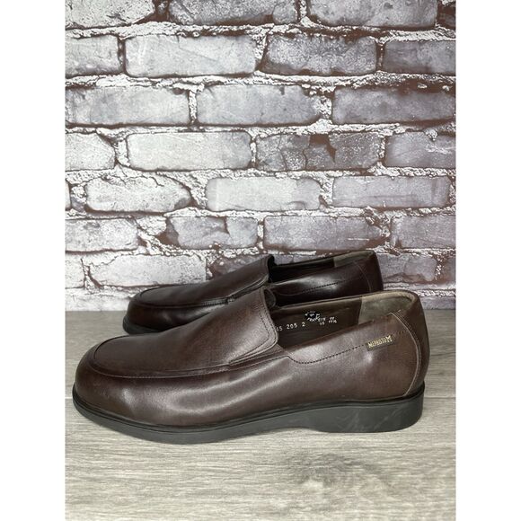 Mephisto Brown Leather Loafers Air Jet Insoles Slip On Shoes Men Sz 11.5M US/45 main image 7